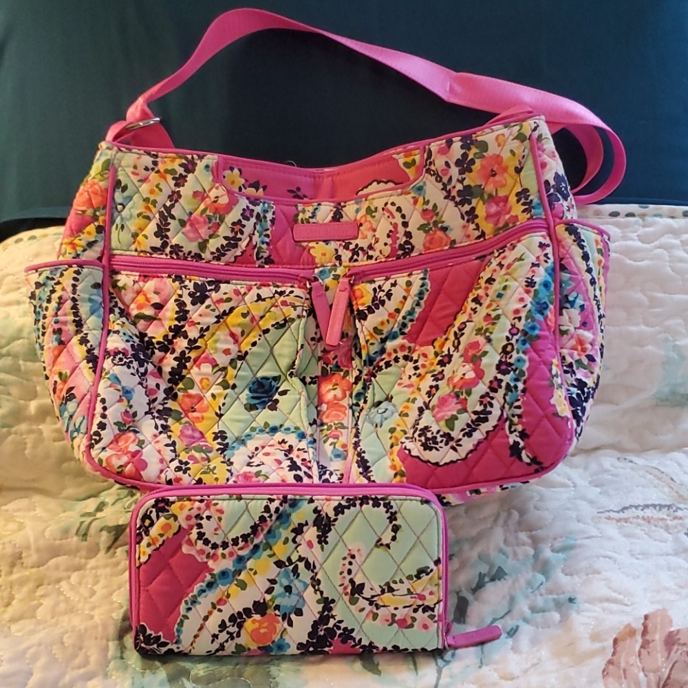 Bundle of Vera Bradley Handbag and Matching Wallet